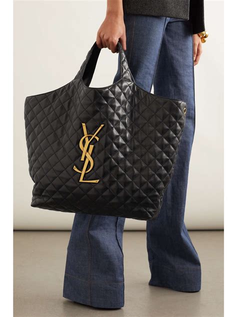 saint laurent quilted bag|ysl quilted tote bag.